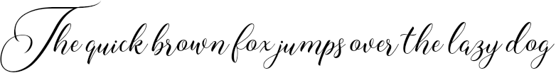 Example 1 of  Font
