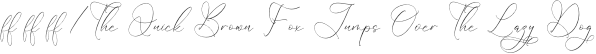 Font preview for Megitran Carolinesh
