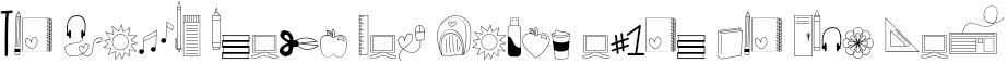 Example 1 of  Font