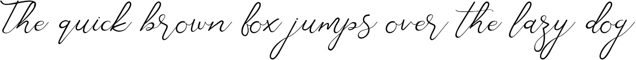 Example 3 of  Font