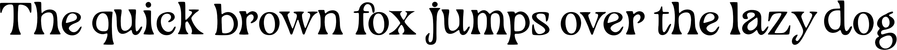Example 1 of  Font