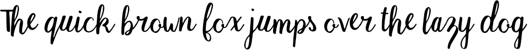 Example 20 of  Font