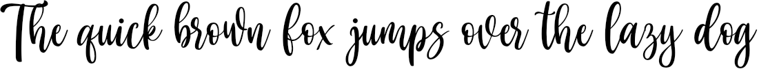 Example 1 of  Font