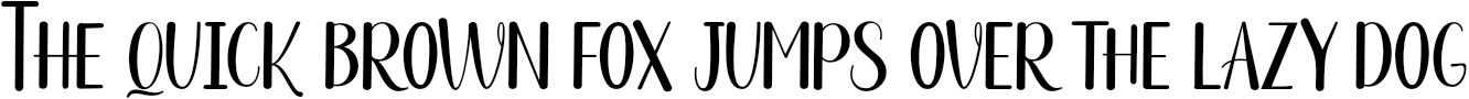 Example 3 of  Font