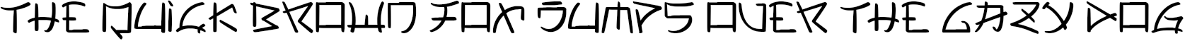 Example 1 of  Font