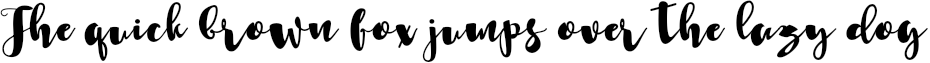 Example 1 of  Font