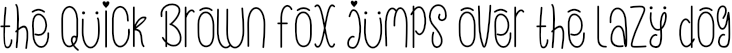 Example 1 of  Font