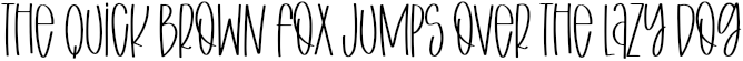 Example 1 of  Font