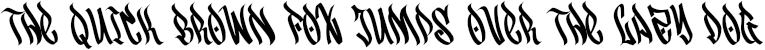 Example 4 of  Font