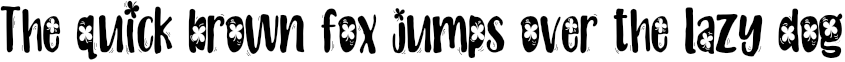 Example 5 of  Font