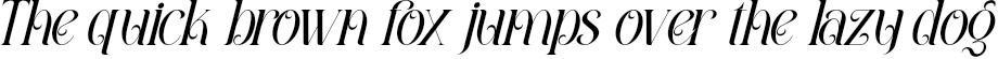 Example 2 of  Font