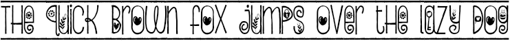 Example 3 of  Font