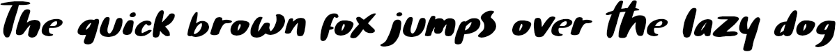 Example 4 of  Font