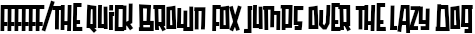 Font preview for Qubiko