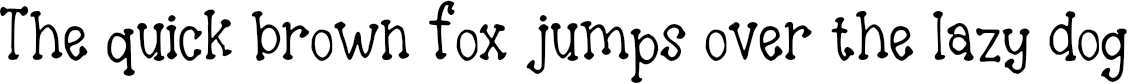 Example 1 of  Font