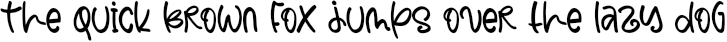 Example 20 of  Font