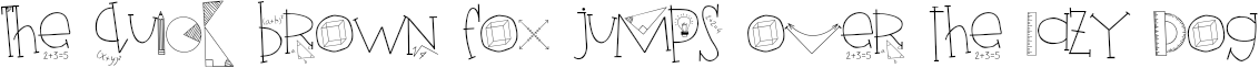 Example 1 of  Font