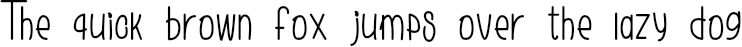 Example 4 of  Font
