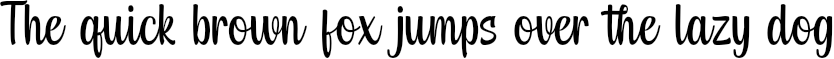 Example 1 of  Font