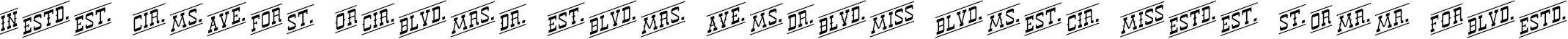 Example 2 of  Font