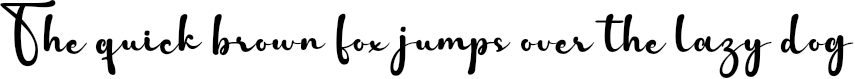 Example 1 of  Font