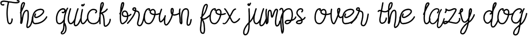 Example 1 of  Font