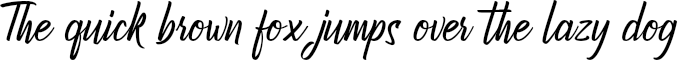 Example 1 of  Font