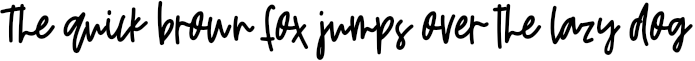 Example 5 of  Font
