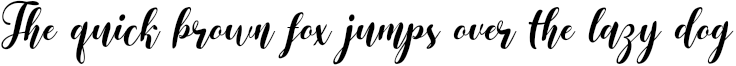 Example 1 of  Font