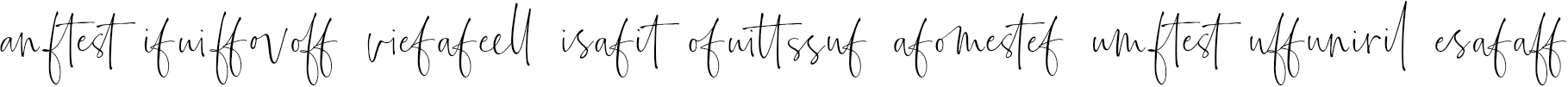 Example 1 of  Font