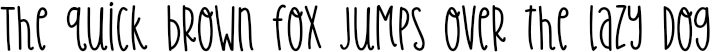 Example 5 of  Font