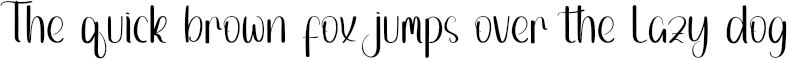 Example 1 of  Font