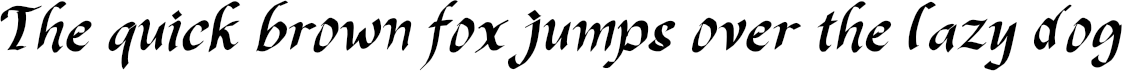 Example 1 of  Font