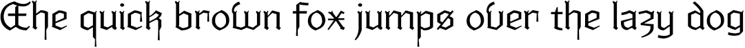 Example 3 of  Font