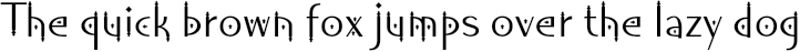 Example 1 of  Font