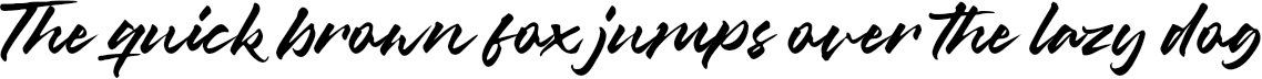 Example 105 of  Font