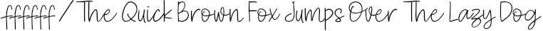Font preview for farmgarden