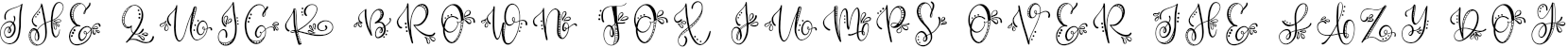 Example 5 of  Font
