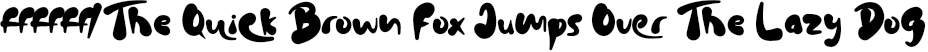 Font preview for Chubby Elephant - Bold Playful Display Font