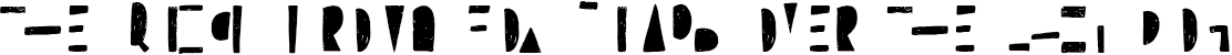 Example 1 of  Font