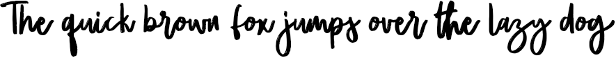 Example 1 of  Font