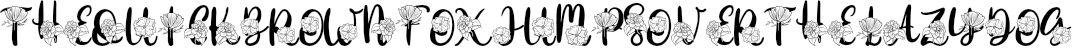 Example 6 of  Font