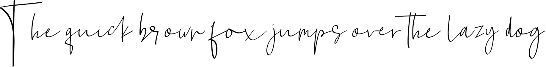 Example 1 of  Font