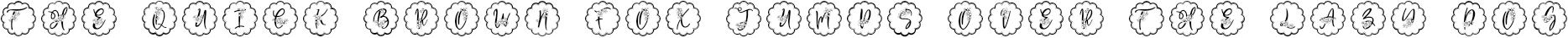 Example 3 of  Font