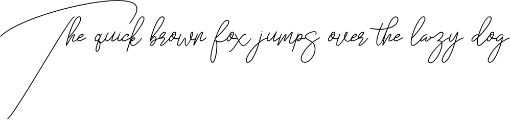 Example 1 of  Font