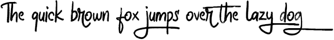 Example 1 of  Font
