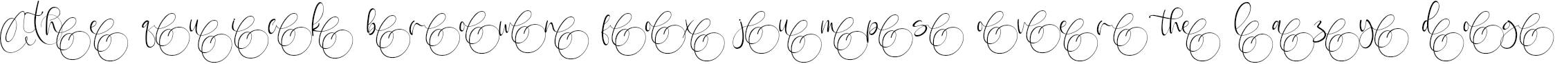 Example 5 of  Font