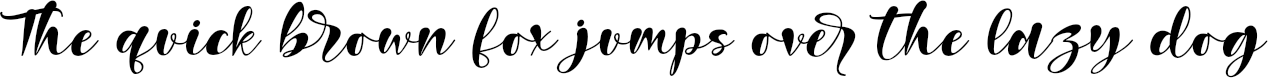 Example 2 of  Font