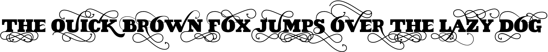 Example 6 of  Font