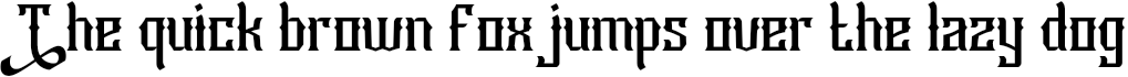 Example 1 of  Font